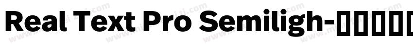 Real Text Pro Semiligh字体转换